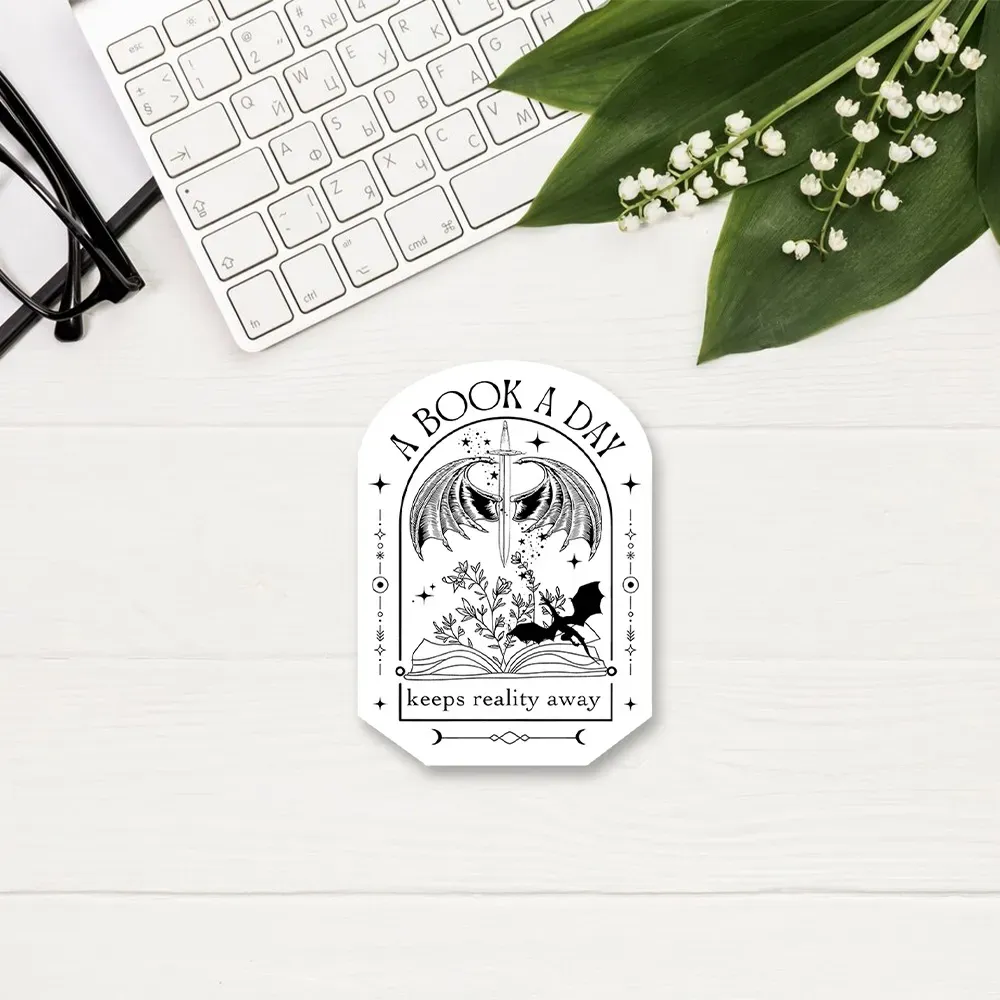 Pagewings A Book a Day Dragon Sticker