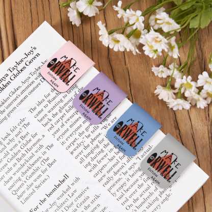 Pagewings Make Orwell Fiction Again Feathers Quotes Magnetic Bookmark