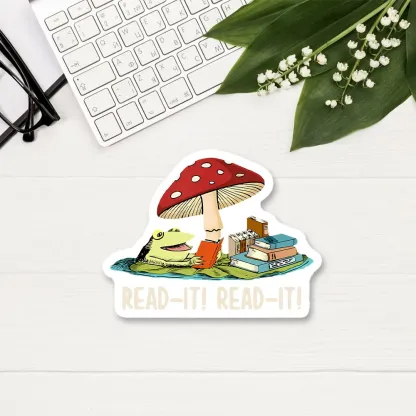 Pagewings Mushroom Read it Book Sticker