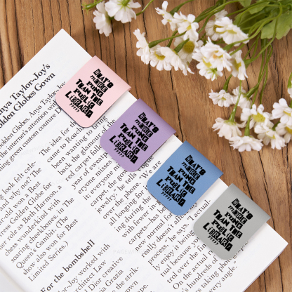 Pagewings What’s More Punk Than The Library Feathers Quotes Magnetic Bookmark