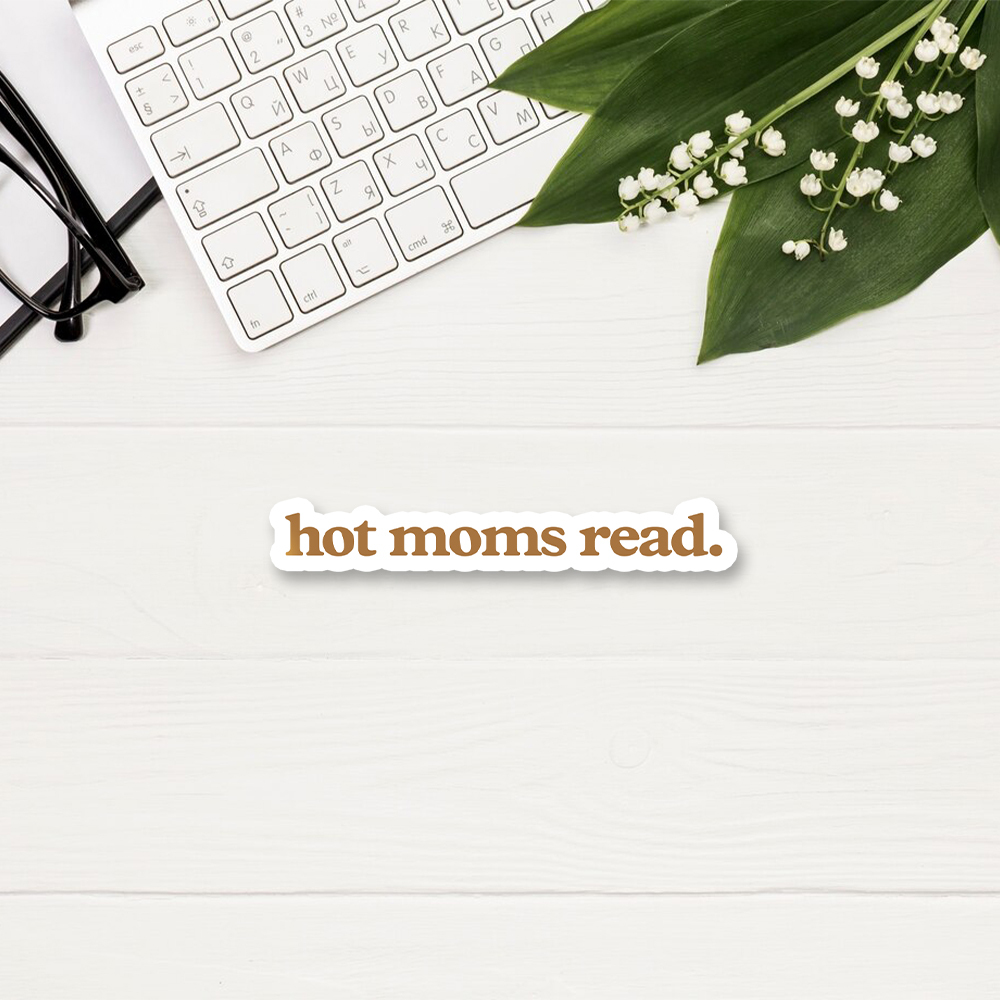 Pagewings Hot Moms Read Sticker