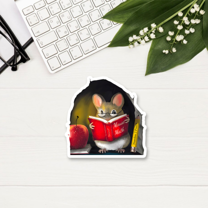 Pagewings Mouse Math Sticker