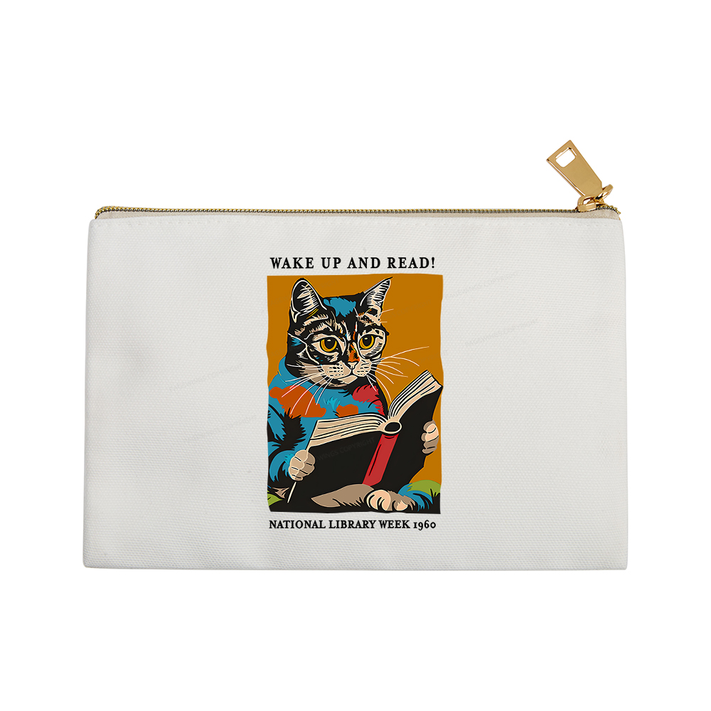 Pagewings Cat Reading Poster Pouch