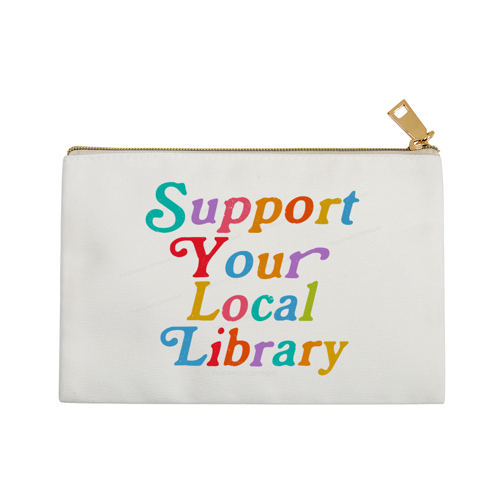 Pagewings Support Your Local Library Pouch