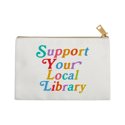 Pagewings Support Your Local Library Pouch