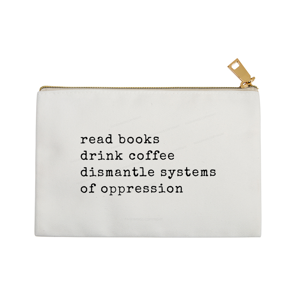 Pagewings Read Books Drink Coffee Dismantle Systems Pouch