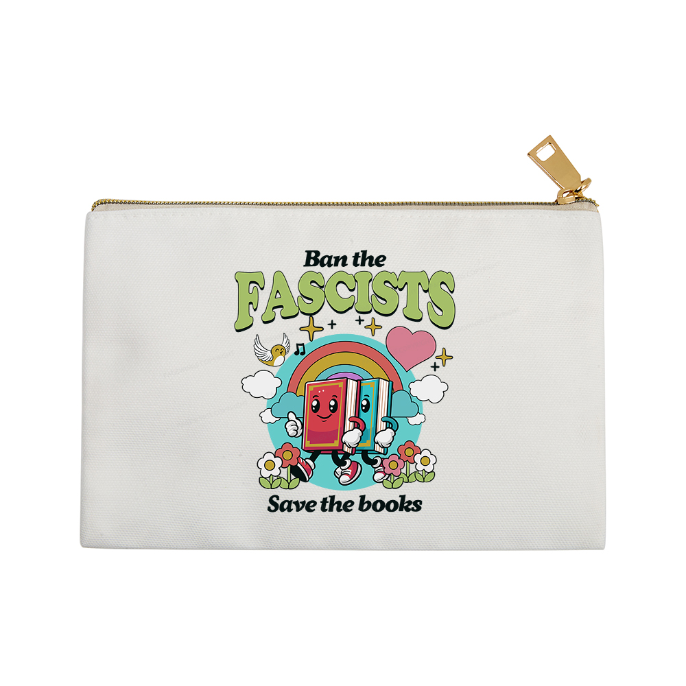 Pagewings Ban the Fascists Save the Books Pouch