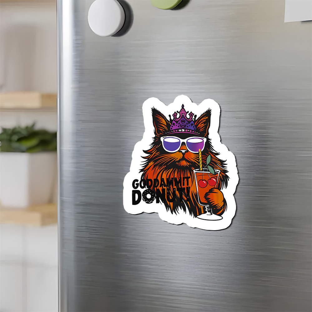 Pagewings Goddammit Donut Fridge Magnet
