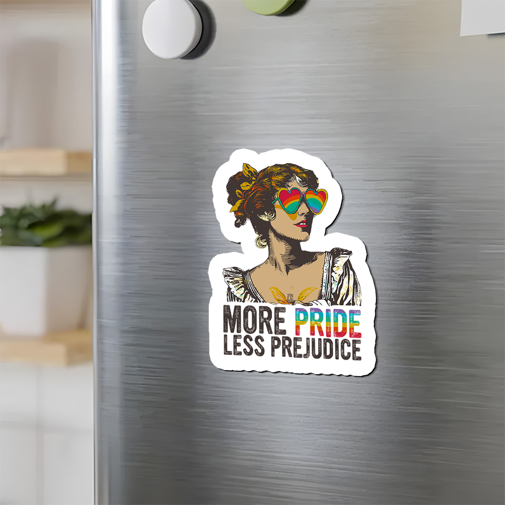 Pagewings More Pride Less Prejudice Fridge Magnet