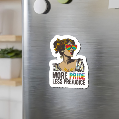 Pagewings More Pride Less Prejudice Fridge Magnet