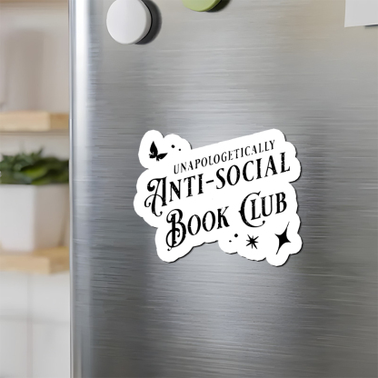 Pagewings Anti-social Book Club Comfort Colors Fridge Magnet