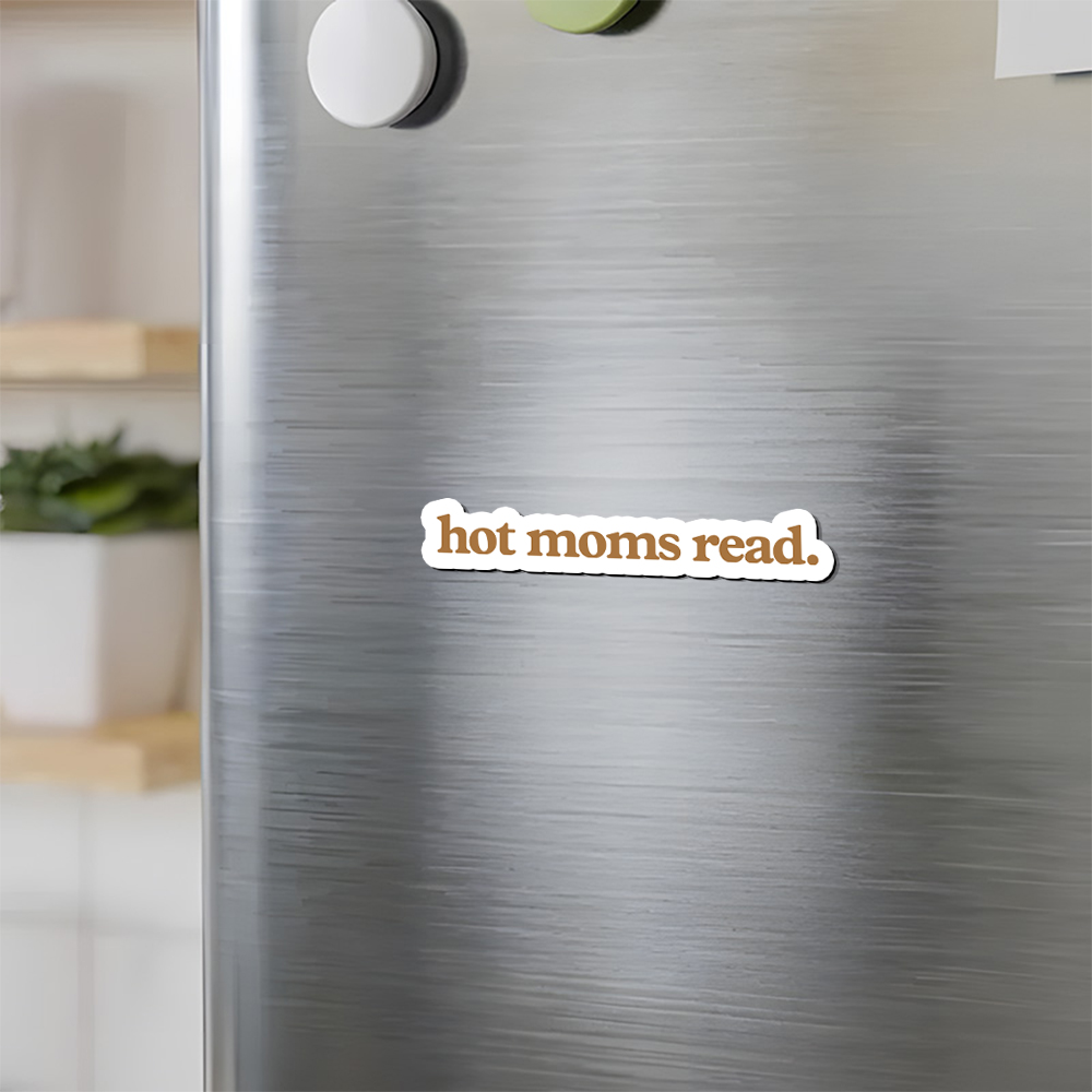 Pagewings Hot Moms Read Fridge Magnet