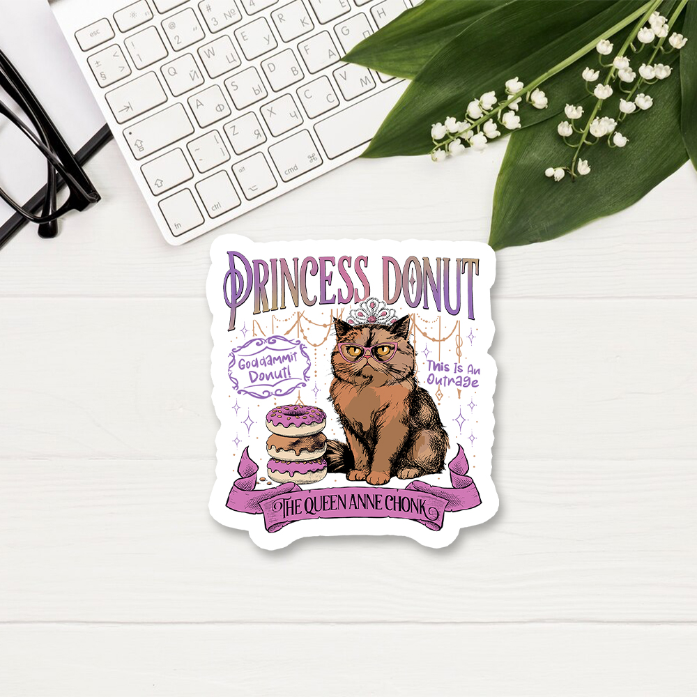 Pagewings Princess Donut Sticker