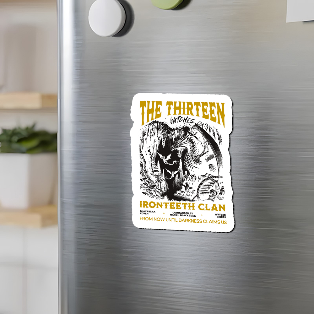 Pagewings The Thirteen Fridge Magnet