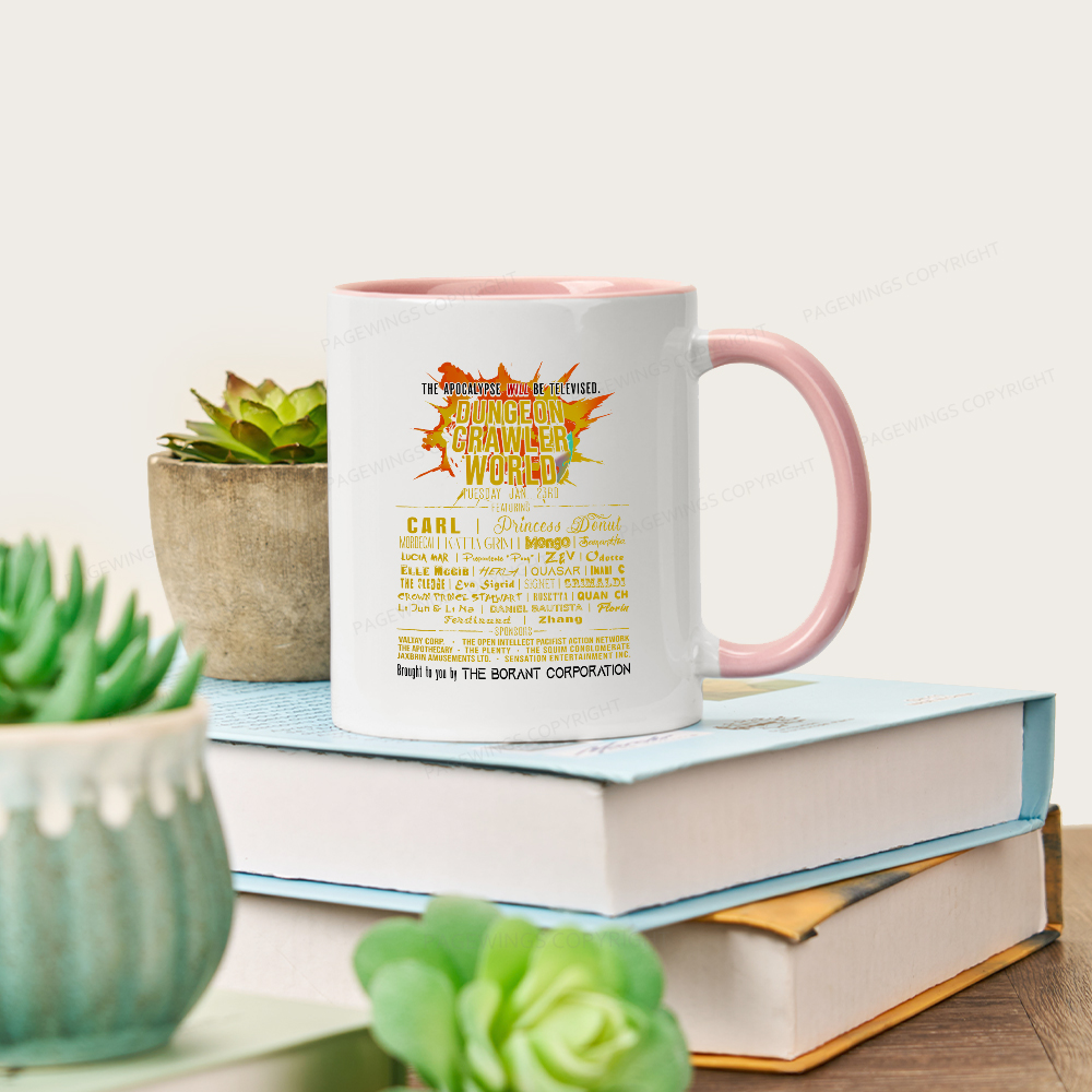Pagewings Dungeon Crawler World Tour Mug