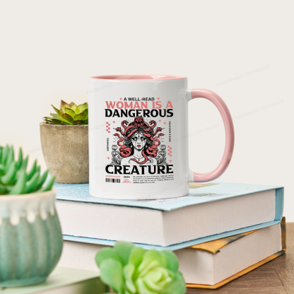 Pagewings A Well-Read Woman is A Dangerous Creature Mug
