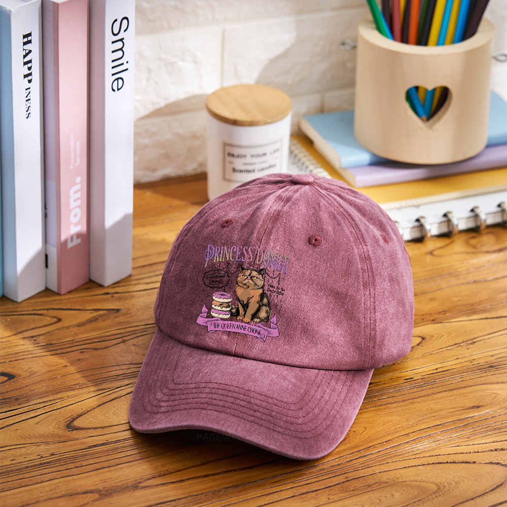 Pagewings Princess Donut Washed Cap