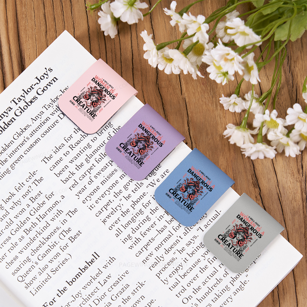 Pagewings  A Well-Read Woman is A Dangerous Creature Magnetic Bookmark