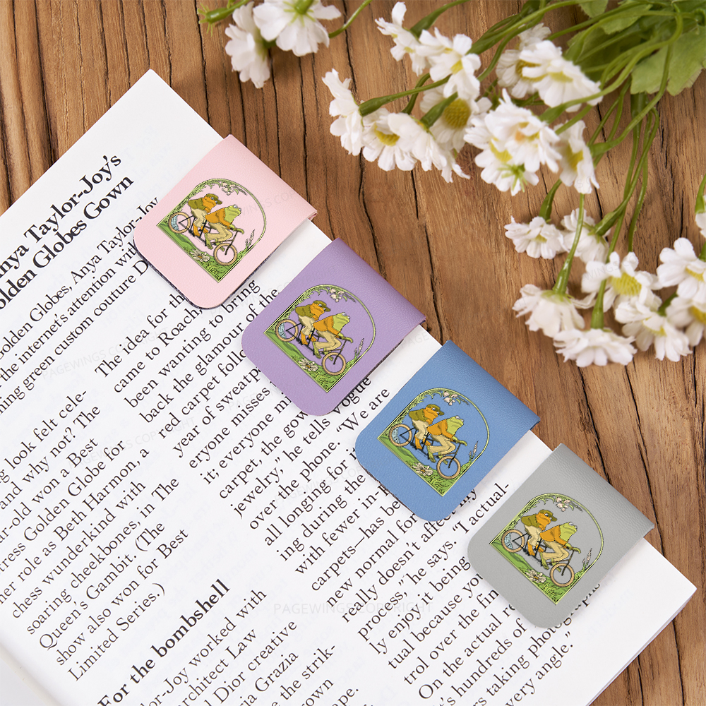 Pagewings Frog And Toad Book Vintage Magnetic Bookmark