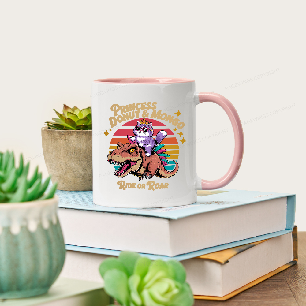 Pagewings Princess Donut & Mongo Mug