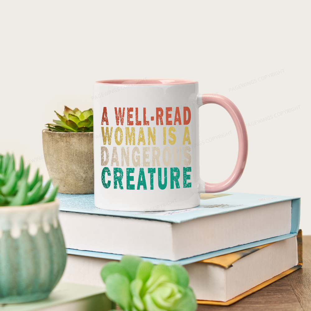Pagewings A Well-Read Woman Is A Dangerous Creature Mug