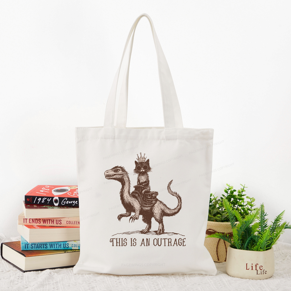 Pagewings Princess Donut Tote Bag