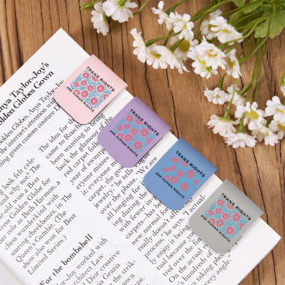 Pagewings Trans Rights Are Human Rights Magnetic Bookmark