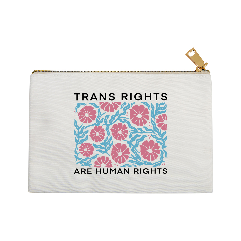 Pagewings Trans Rights Are Human Rights Pouch