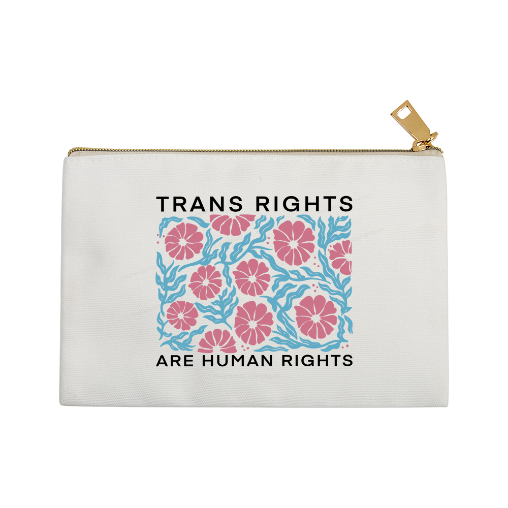 Pagewings Trans Rights Are Human Rights Pouch