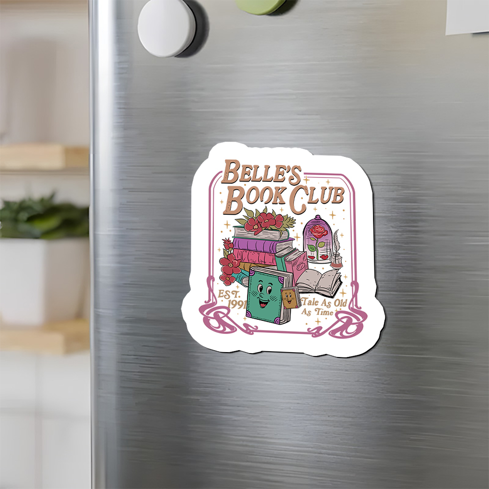 Pagewings Belle's Book Club Fridge Magnet