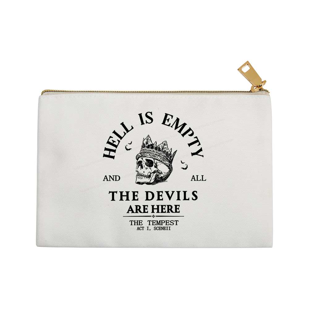 Pagewings Hell Is Empty And All The Devils Are Here Pouch