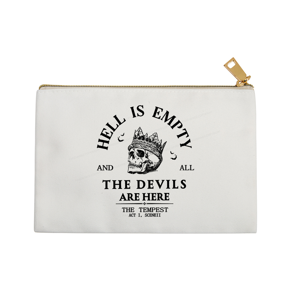 Pagewings Hell Is Empty And All The Devils Are Here Pouch