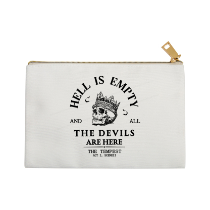 Pagewings Hell Is Empty And All The Devils Are Here Pouch