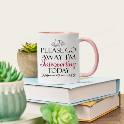 Pagewings I'm Introverting Today Mug