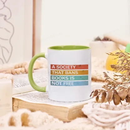 Pagewings Banned Books Shirt, Read Banned Books Mug