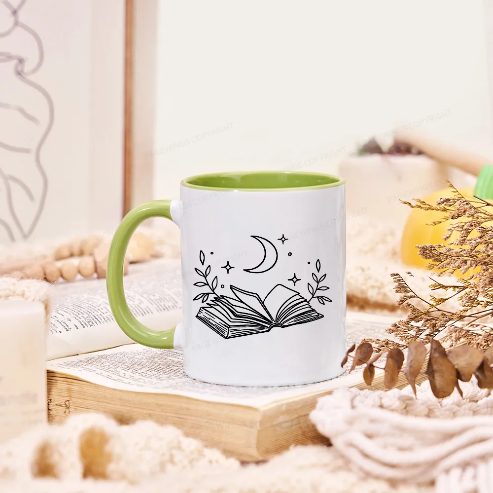 Pagewings Comfort Colors Read Books Be Kind Stay Weird Mug