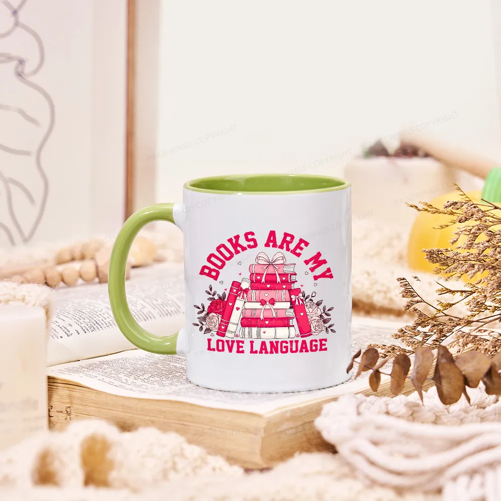 Pagewings Books Are My Love Language Mug
