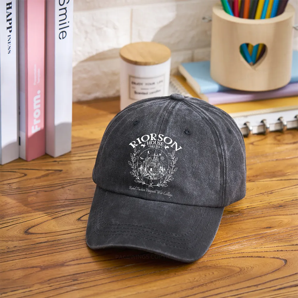 Pagewings Fourth Wing Washed Cap