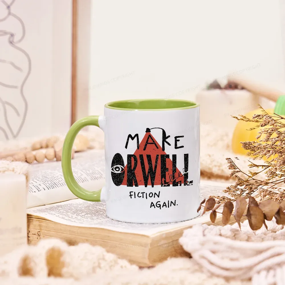 Pagewings Make Orwell Fiction Again Mug