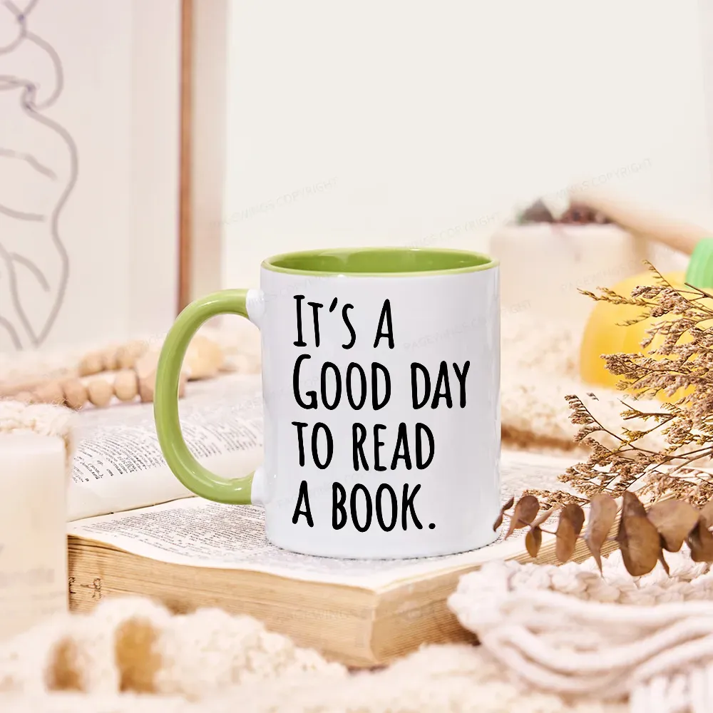 Pagewings It's A Good Day To Read A Book Mug