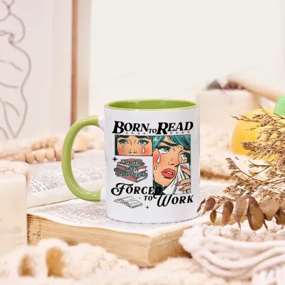 Pagewings Born To Read Bookish Mug