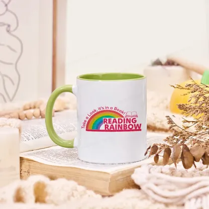 Pagewings Reading Rainbow Mug