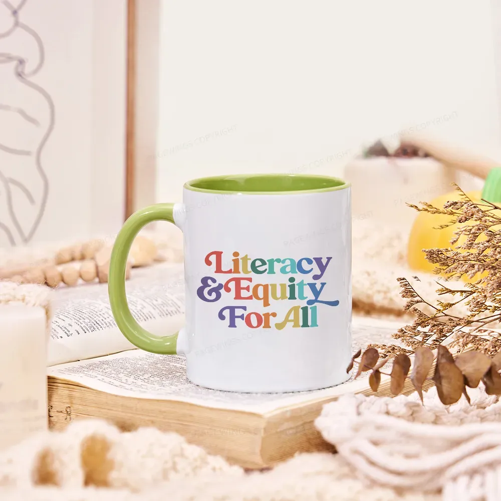 Pagewings Literacy & Equity For All Mug