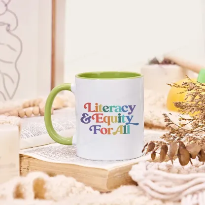 Pagewings Literacy & Equity For All Mug