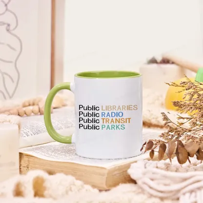 Pagewings Public Libraries Radio Transit Parks Mug