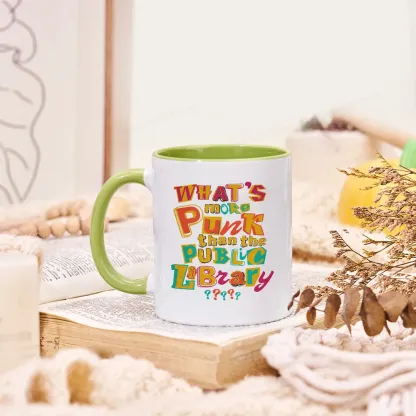 Pagewings What’s More Punk Than The Public Library Mug