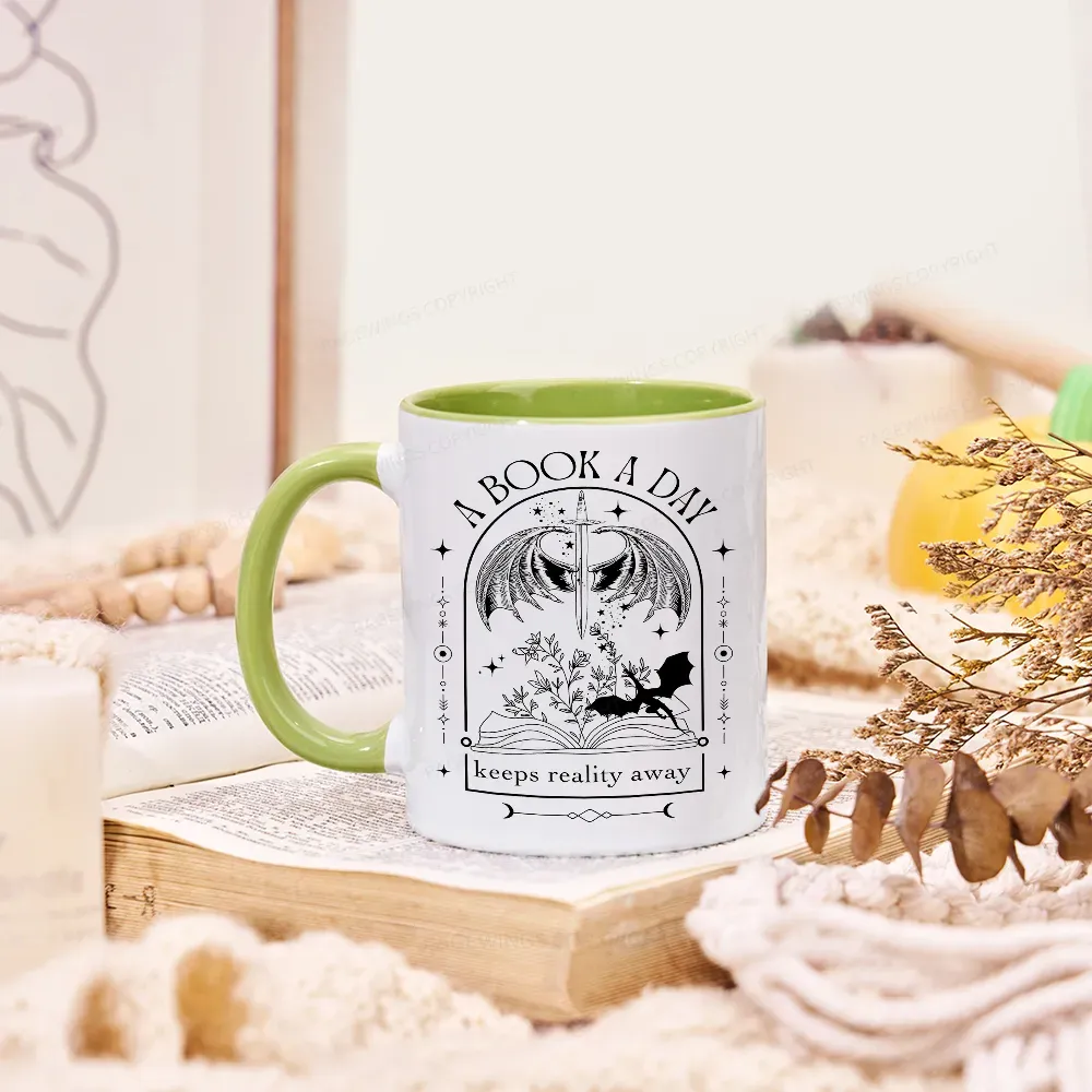 Pagewings A Book a Day Dragon Mug