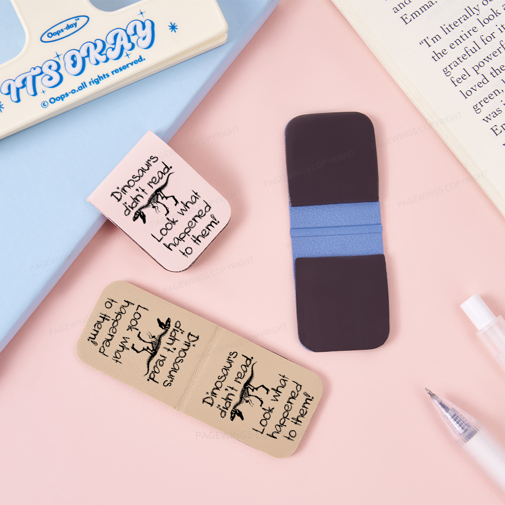 Pagewings Dinosaurs Didn't Read Look What Happened To Them Magnetic Bookmark