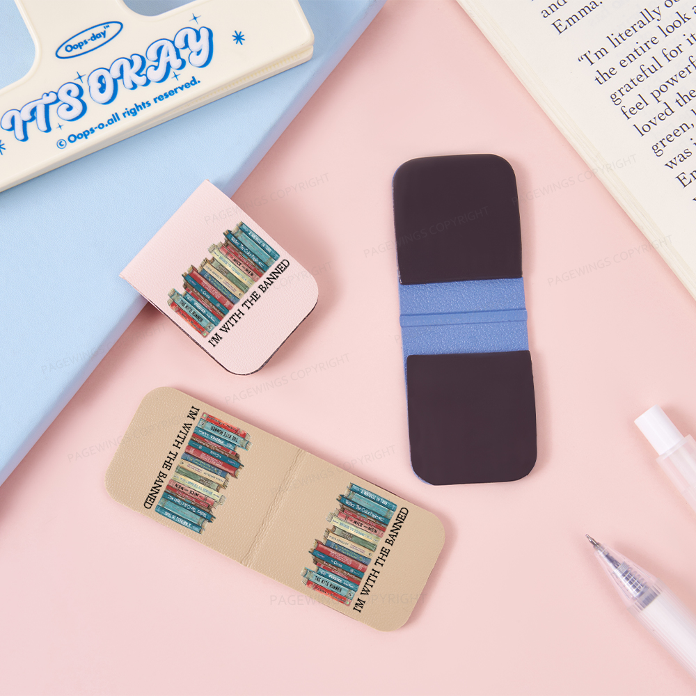 Pagewings I'm With The Banned Feathers Quotes Magnetic Bookmark