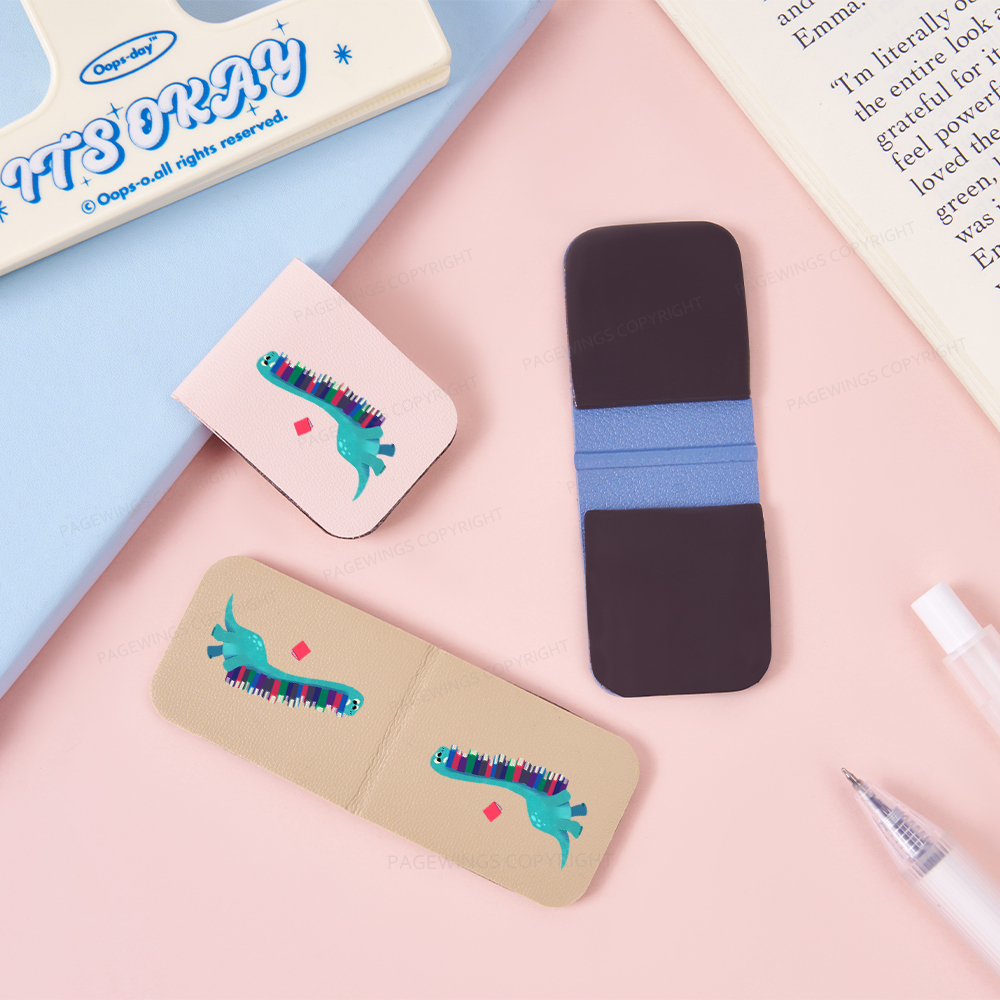 Pagewings Book Dinosaurs Feathers Quotes Magnetic Bookmark